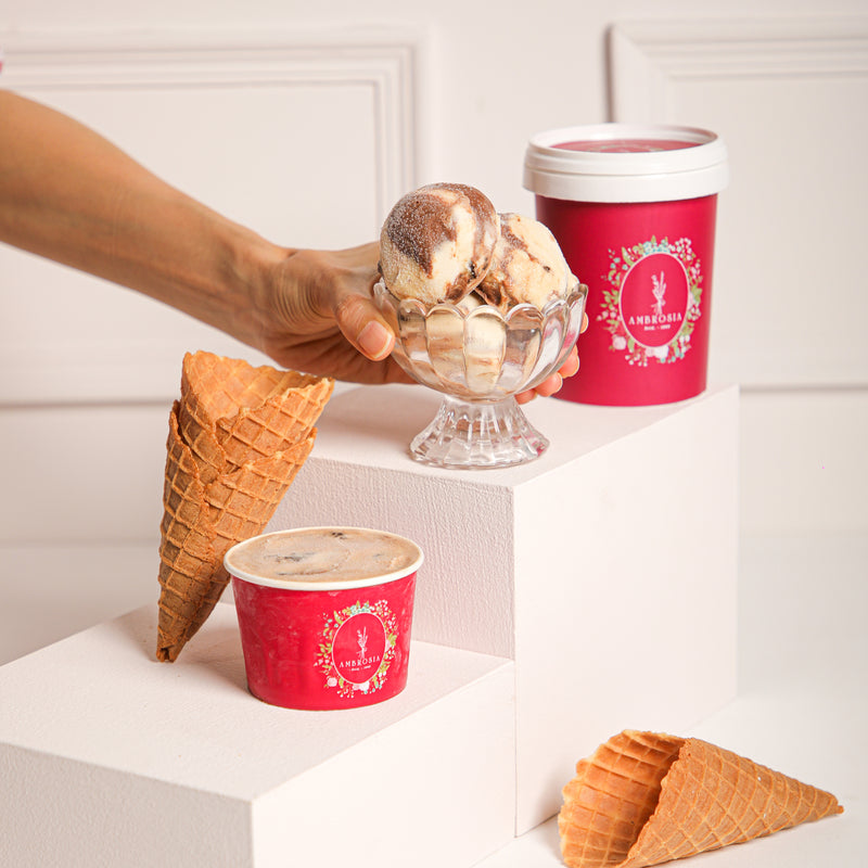 Bailey's & Chocolate Swirl Ice cream