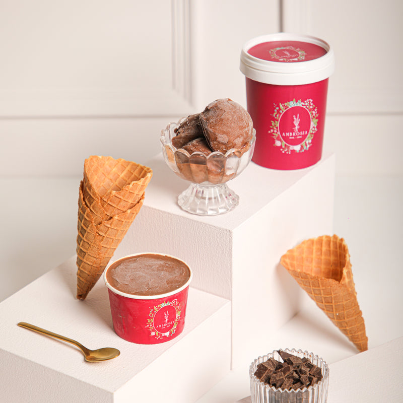 Belgian chocolate ice cream