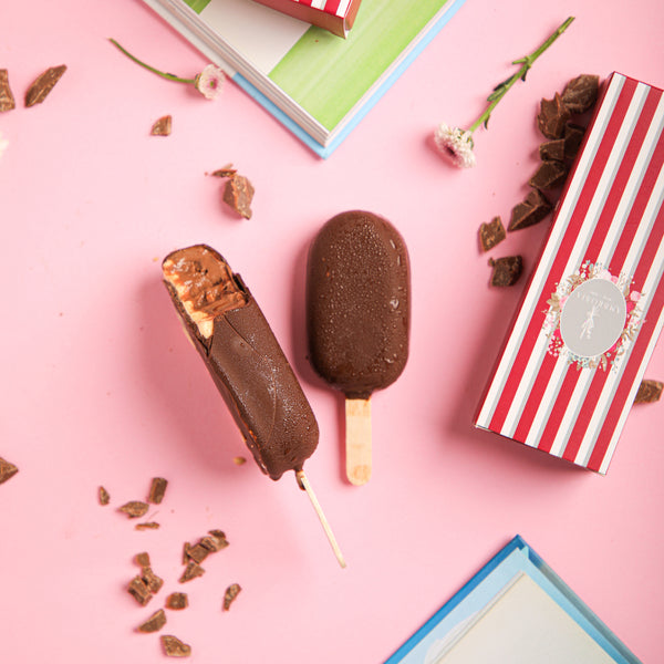 Belgian Chocolate & Salted Caramel Ice Cream Bar