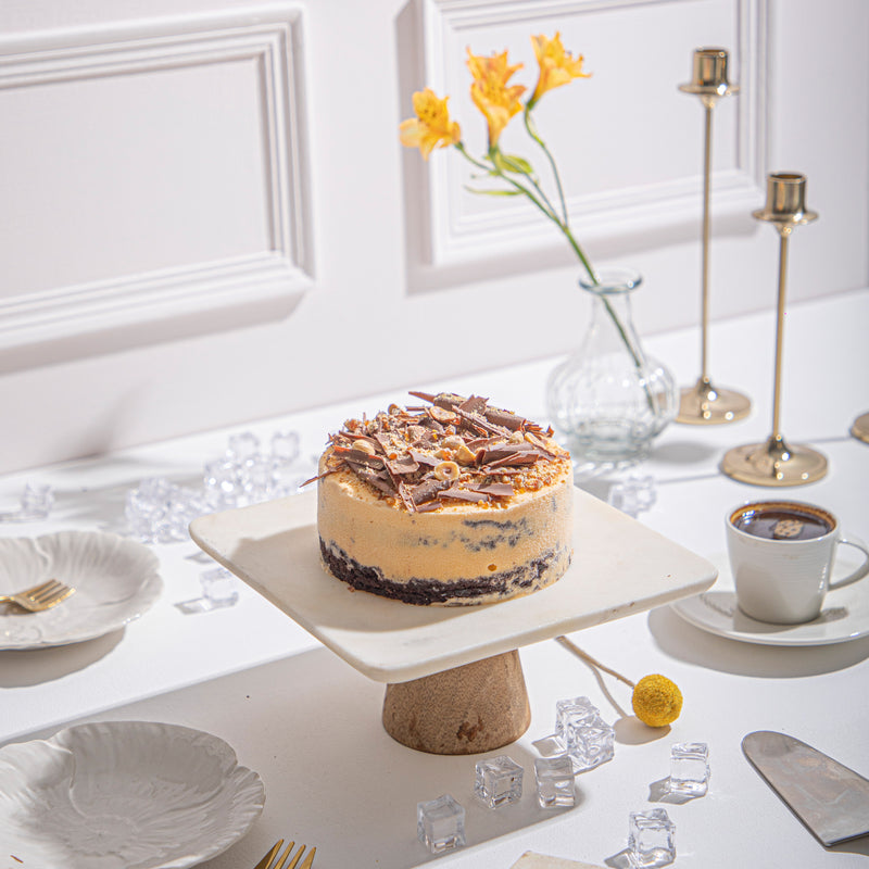 Mango & Chocolate Ice Cream Cake