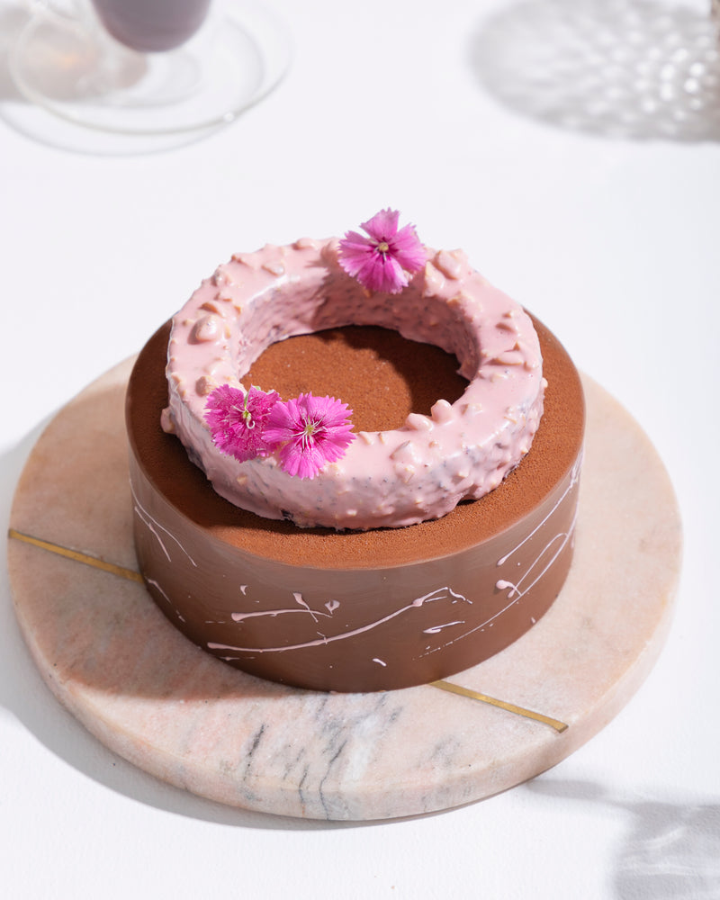 Belgian Chocolate & Raspberry Entremet