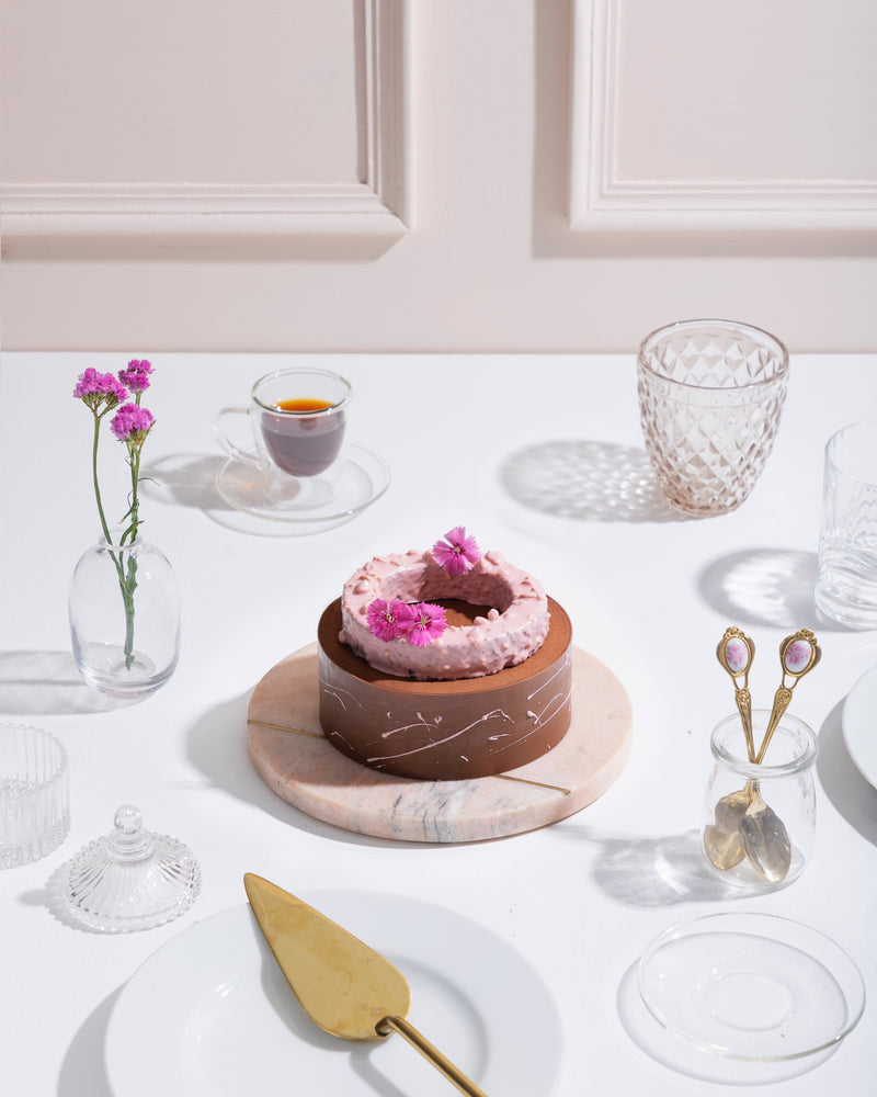 Belgian Chocolate & Raspberry Entremet