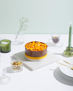 Mango & Belgian Chocolate Gateaux