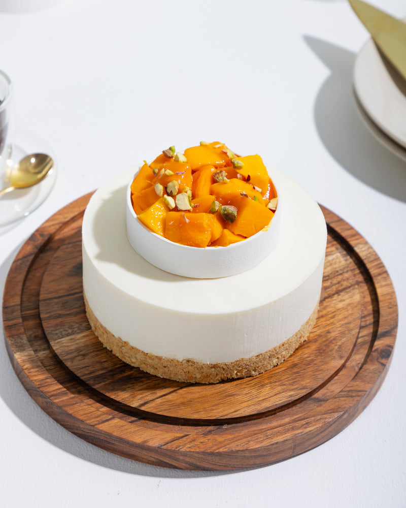 Cold Mango Cheesecake