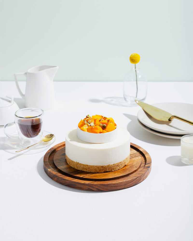Cold Mango Cheesecake