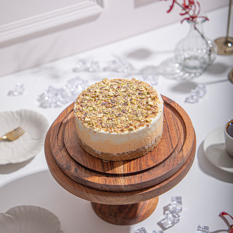 Mango Cheesecake Ice Cream Cake