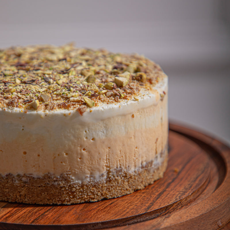 Mango Cheesecake Ice Cream Cake