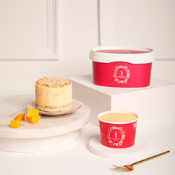 Mango Cheesecake Ice Cream Cake Tub