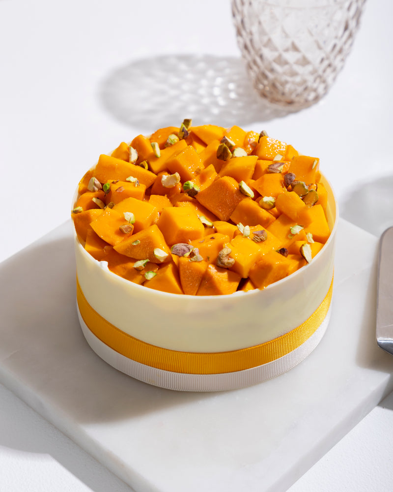 Mango & Vanilla Gateaux