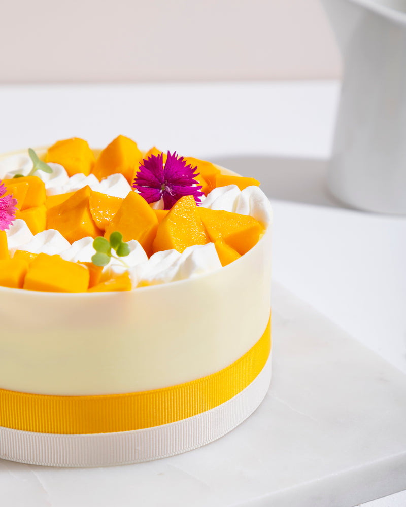 Mango & Toffee Gateaux