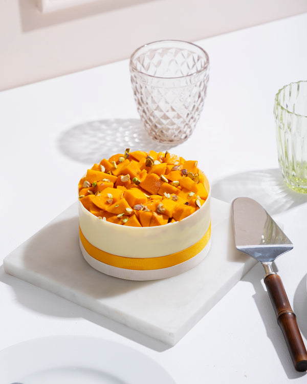 Mango & Vanilla Gateaux