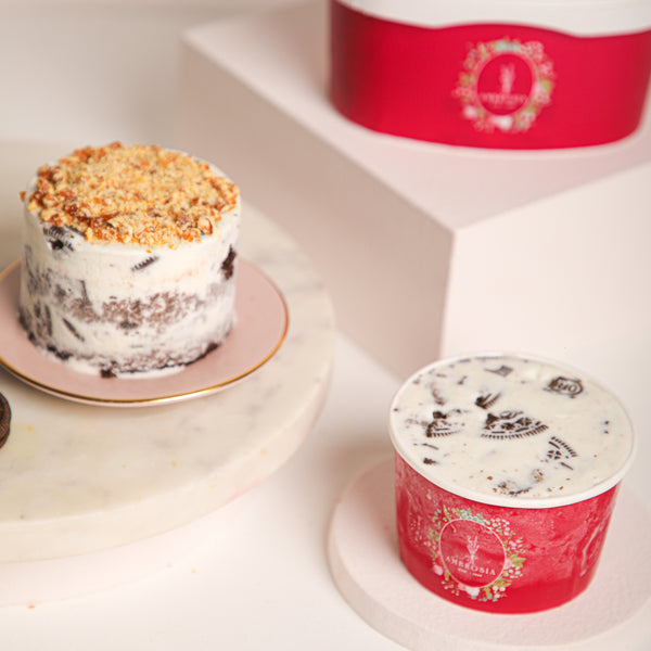 Mint Oreo Ice Cream Cake Tub