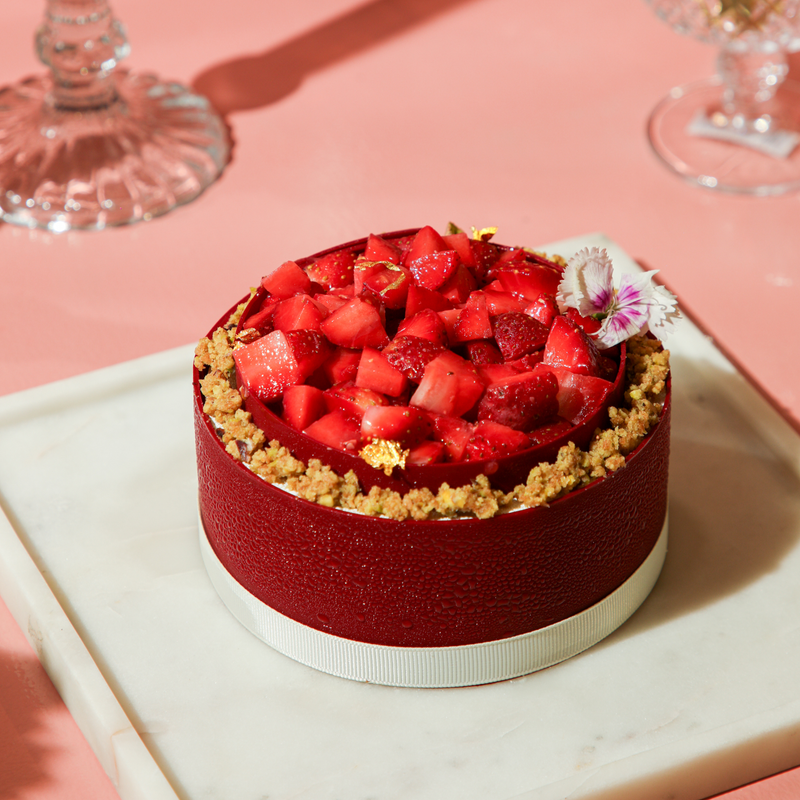 VANILLA STRAWBERRY ENTREMET