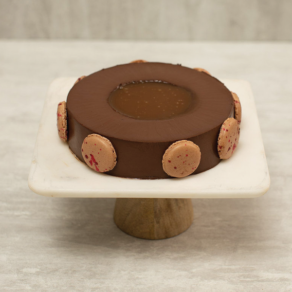 Belgian Chocolate & Salted Caramel Entremet (Gluten free)