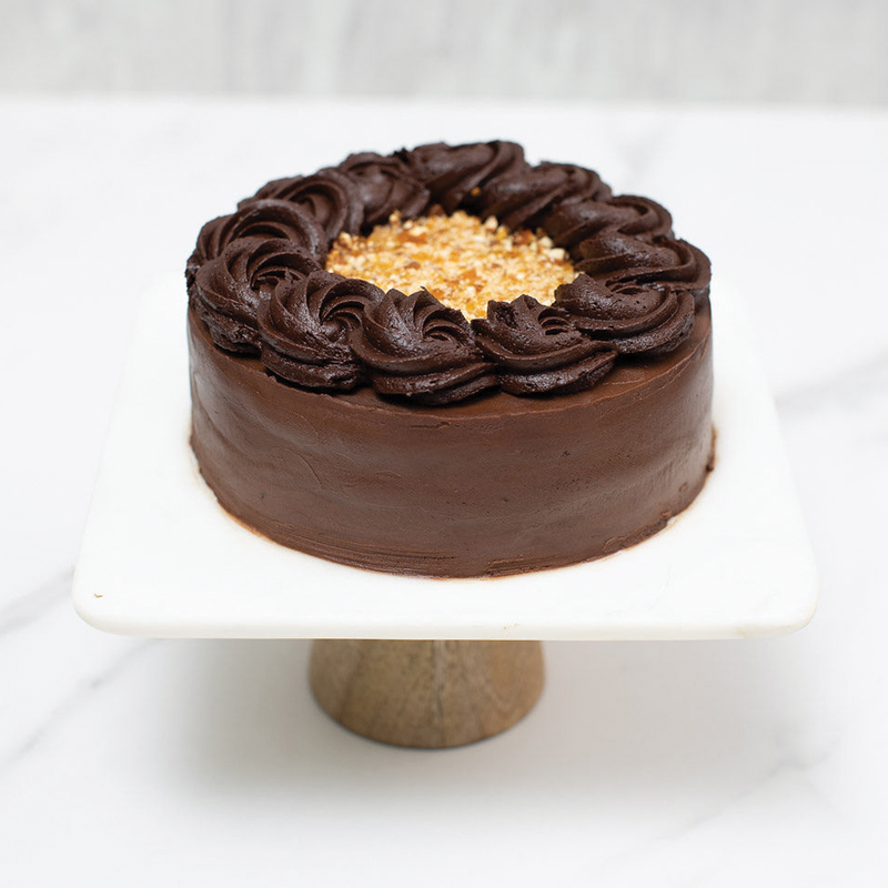 Belgian Chocolate & Caramel Fudge Cake