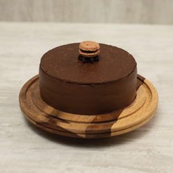 Belgian Chocolate & Hazelnut Fudge Cake (Vegan)