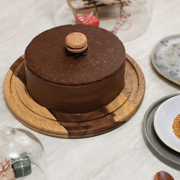 Belgian Chocolate & Hazelnut Fudge Cake (Gluten free)