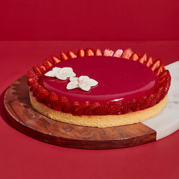 STRAWBERRY CUSTARD TART