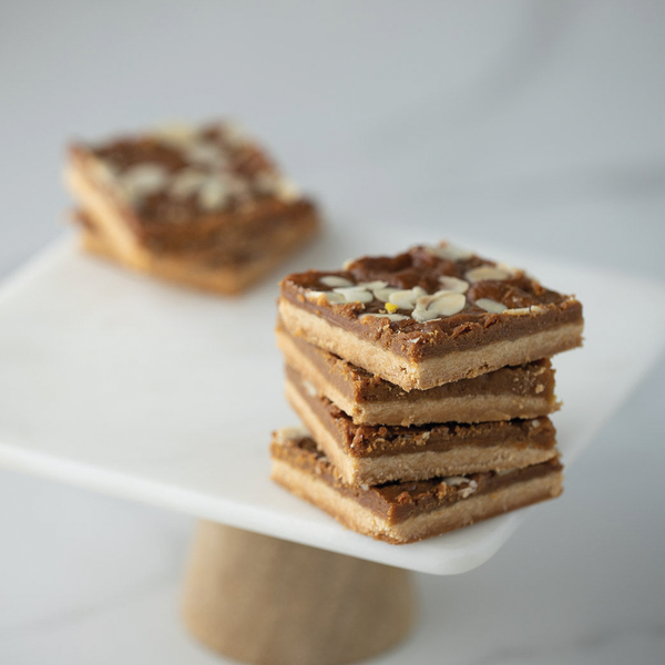 Toffee & Almond Squares
