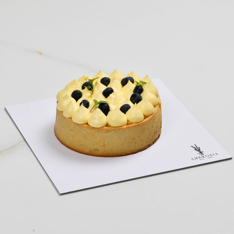 Baked Lemon & Blueberry Cheesecake