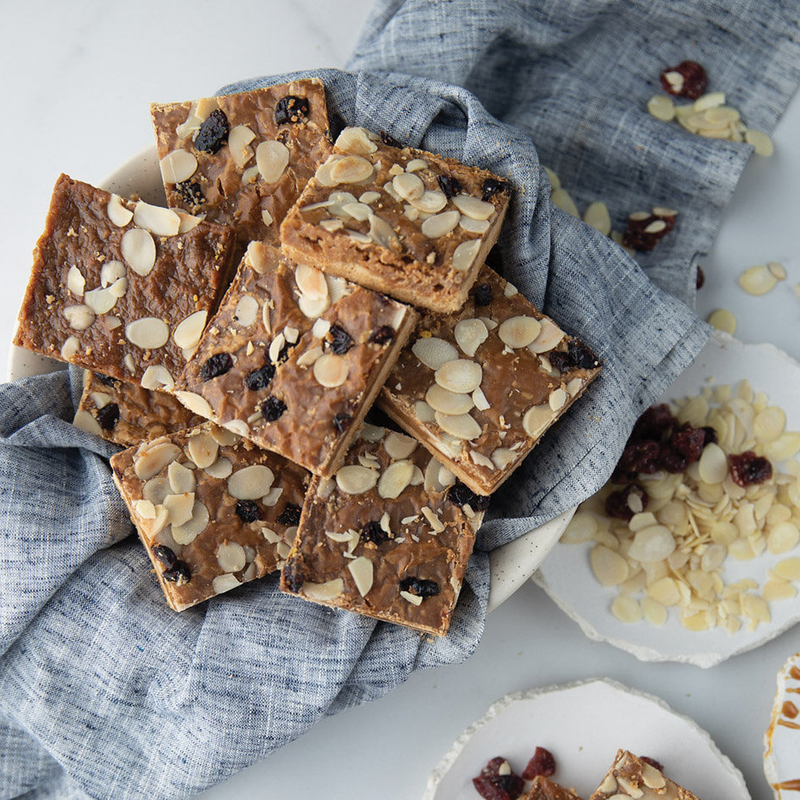 White Chocolate & Cranberry Squares