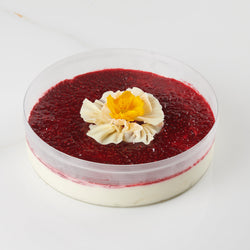 Raspberry Panna cotta