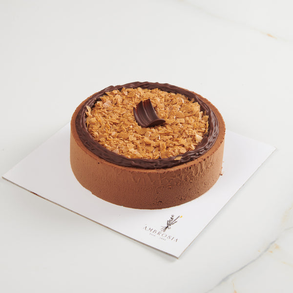 Belgian chocolate & hazelnut entremet