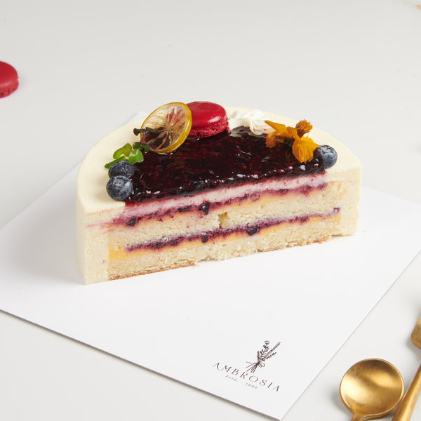 Lemon & Berry entremet