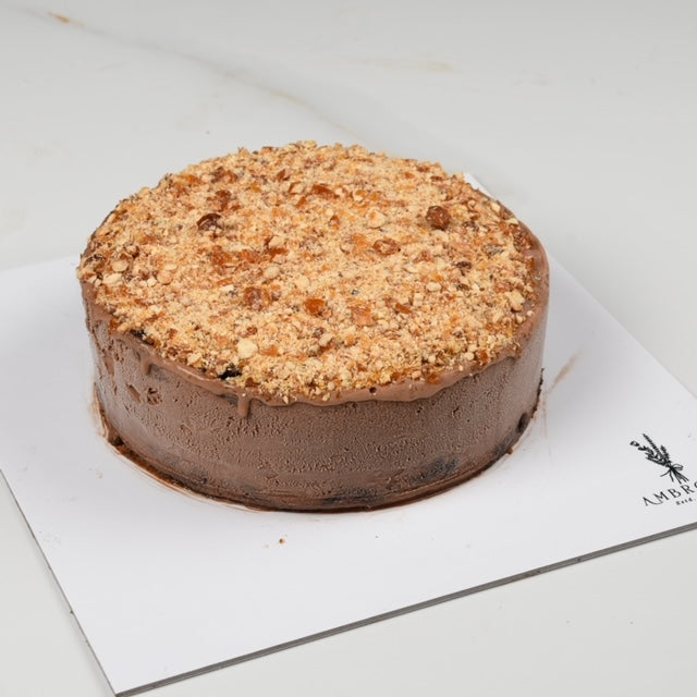 Belgian chocolate & Raspberry ice cream cake Ambrosia The Bakery